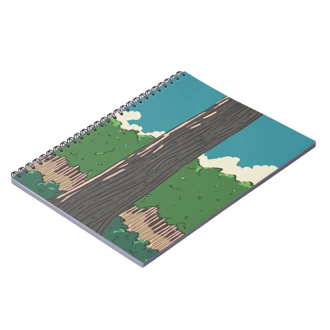 Cuaderno Árboles forestales japoneses (Lado Izquierdo)