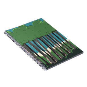Cuaderno Árboles forestales japoneses