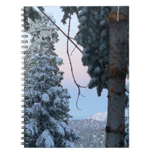 Cuaderno Árboles nevados