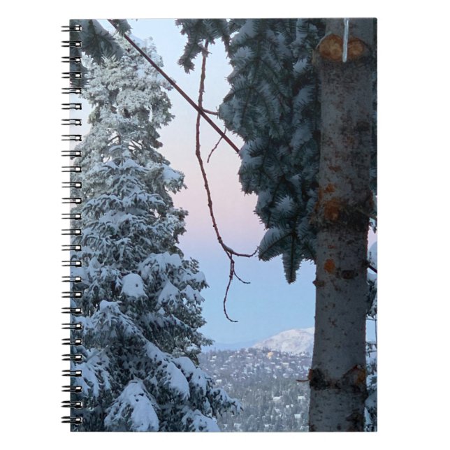 Cuaderno Árboles nevados (Frente)