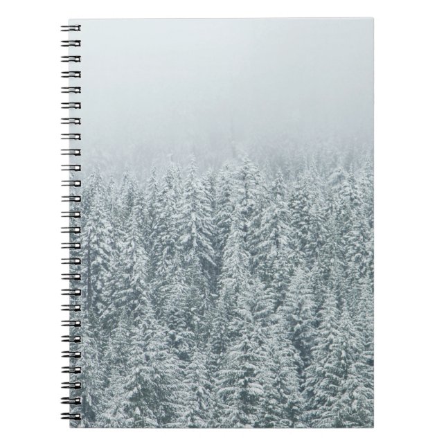 CUADERNO ÁRBOLES QUE CUBREN LA NIEVE (Frente)