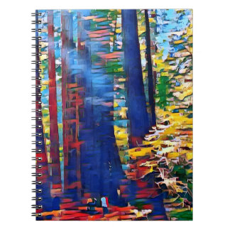 Cuaderno Árboles Secuoyas Rojos Gigantes en Muir Woods en n