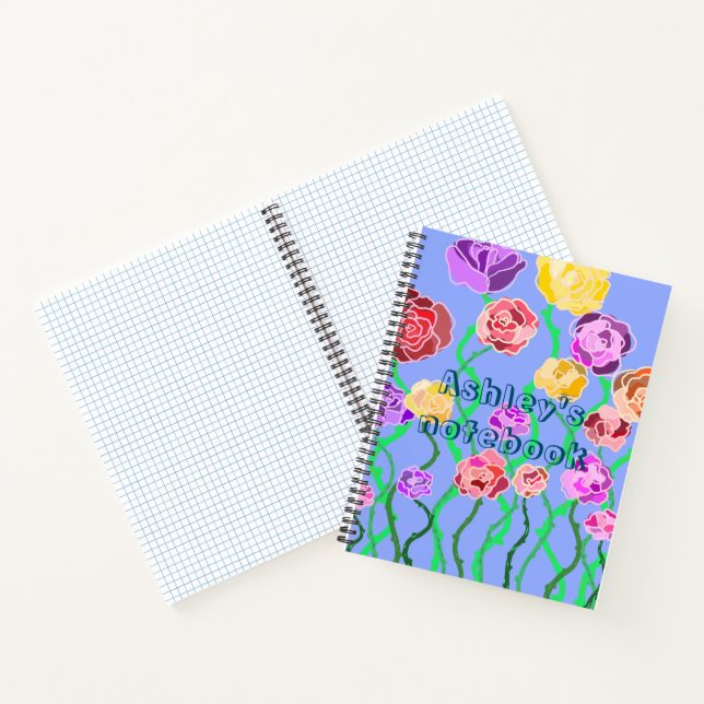 Cuaderno arbustos Rosas (Interior)