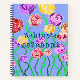 Cuaderno arbustos Rosas
