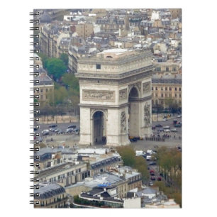 Cuaderno Arc de Triomphe París Francia