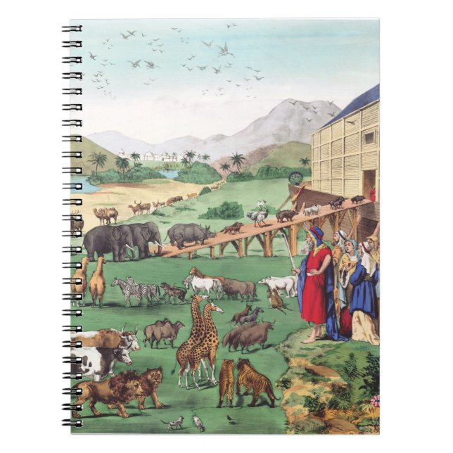 Cuaderno Arca de Noé con animales (Frente)
