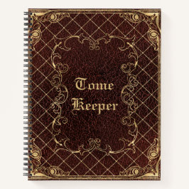 Cuaderno Arcane Tome Inspired Image PRINTED Laminated