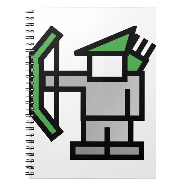 Cuaderno Archer en verde (Frente)