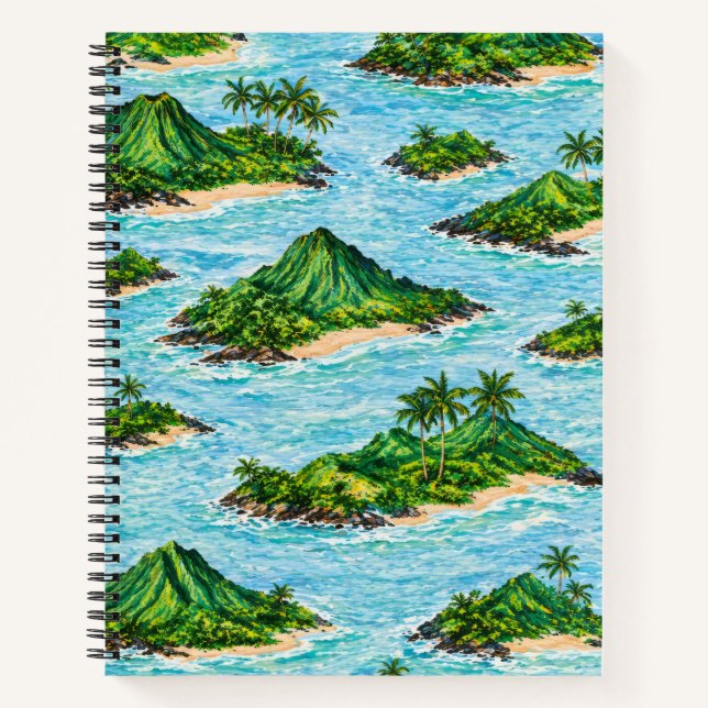 Cuaderno Archipiélago de Isla Tropical (Anverso)