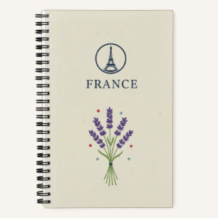 Cuaderno Archivo de Fotos de Lavanda de Provenza y Patrimon