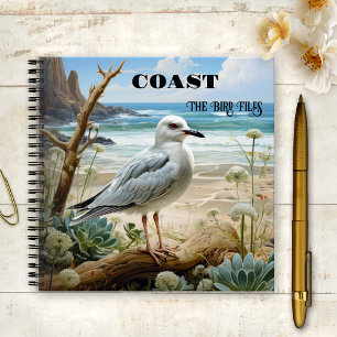 Cuaderno Archivos de aves de la costa de gaviota