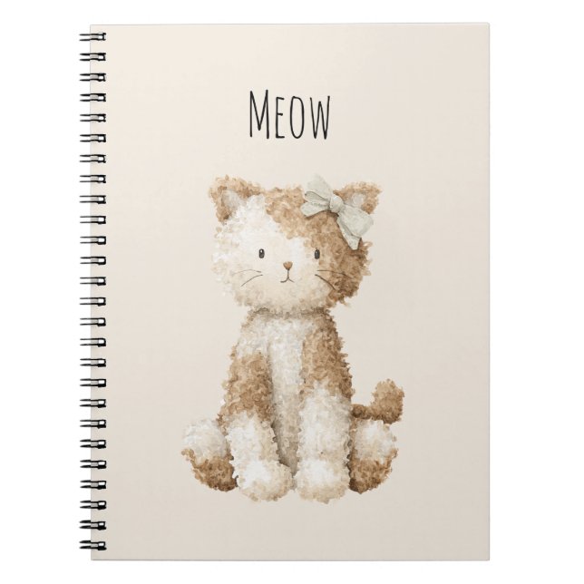 Cuaderno Arco de Gato Crema Beige (Frente)