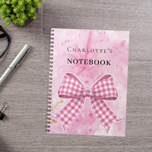Cuaderno Arco dorado rosado