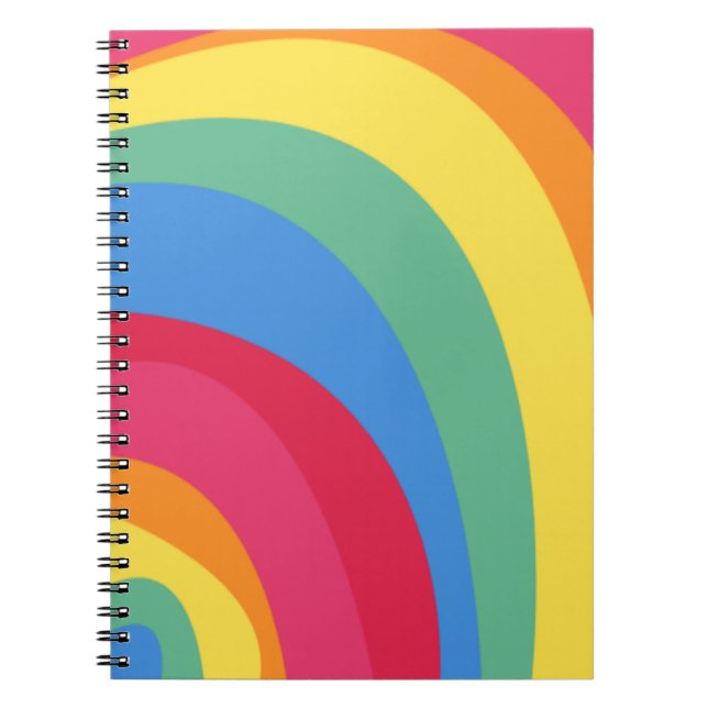 Cuaderno Arco iris enrrollado (Frente)