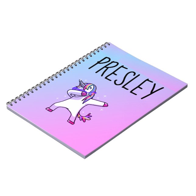 Cuaderno Arco iris personalizado personalizado del lenguado (Lado Izquierdo)