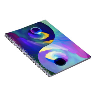 Cuaderno Arco iris Taijitu Yin Yang