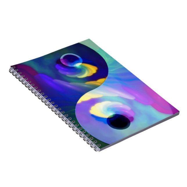 Cuaderno Arco iris Taijitu Yin Yang (Lado Derecho)