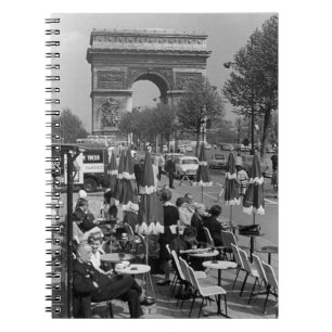 Cuaderno Arco triunfal París Francia Vintage