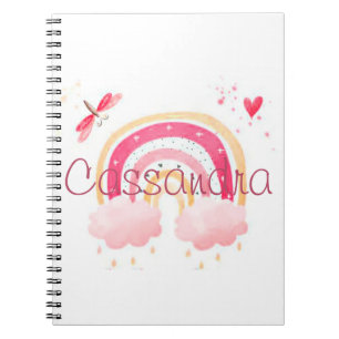 Cuaderno Arcoíris a la acuarela personalizado