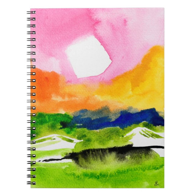 Cuaderno Arcoiris a mediodía (Frente)