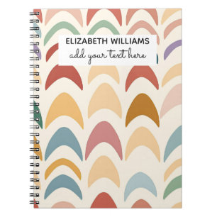 Cuaderno Arcoíris boho acuarela