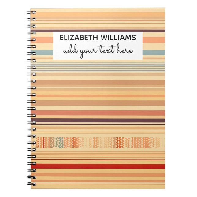 Cuaderno Arcoíris boho acuarela (Frente)