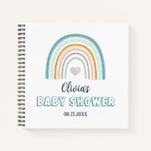 Arcoiris de color de agua de Baby Shower