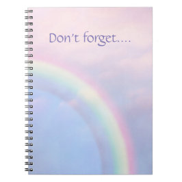 Cuaderno Arcoiris de esperanza - pastel,