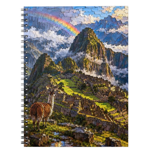 Cuaderno Arcoíris de Machu Picchu (Frente)