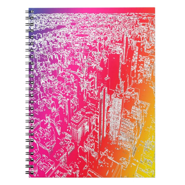 Cuaderno Arcoíris de Manhattan (Frente)