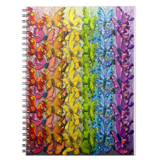 Cuaderno Arcoiris de mariposas