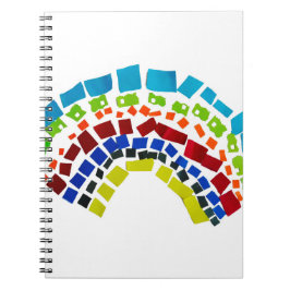 Cuaderno Arcoiris de papel