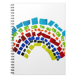Cuaderno Arcoiris de papel