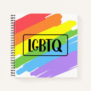 Cuaderno Arcoiris de pinceles LGBTQ