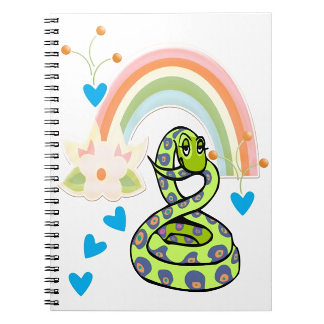 Cuaderno Arcoíris de Serpiente (Frente)