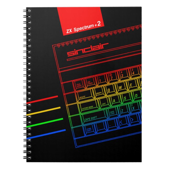 Cuaderno Arcoiris de Sinclair ZX Spectrum (Frente)