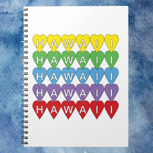 Cuaderno Arcoiris del corazón de Hawái