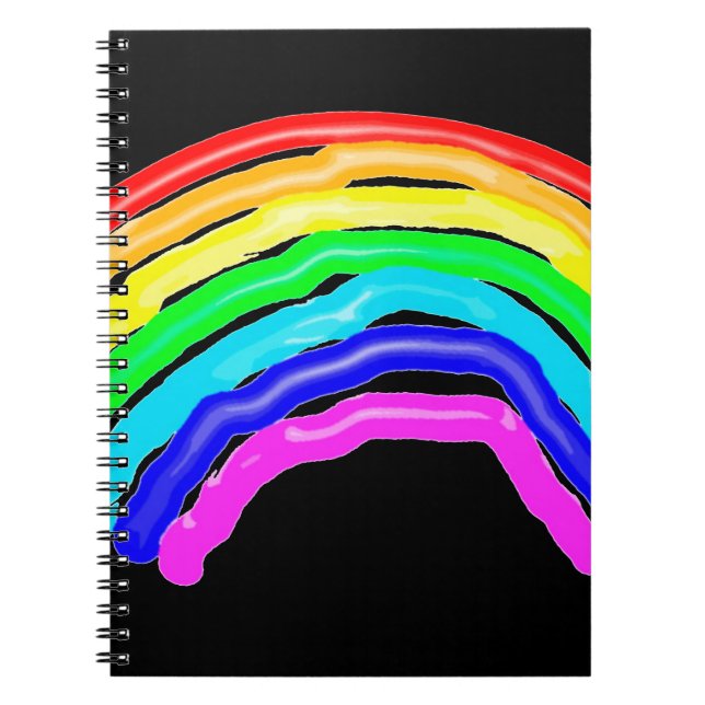 Cuaderno Arcoiris dibujado (Frente)