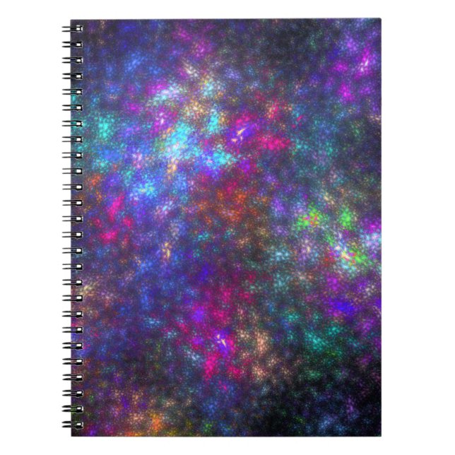 Cuaderno Arcoiris fractal (Frente)