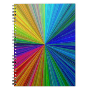 Cuaderno Arcoiris gradiente circular