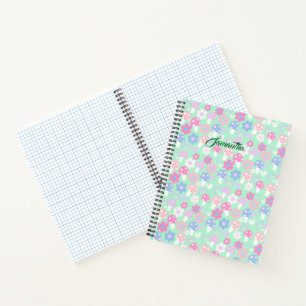 Cuaderno Arcoiris, Hongos Y Flores Cutos