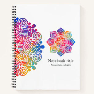 Cuaderno Arcoíris Mandala Indio