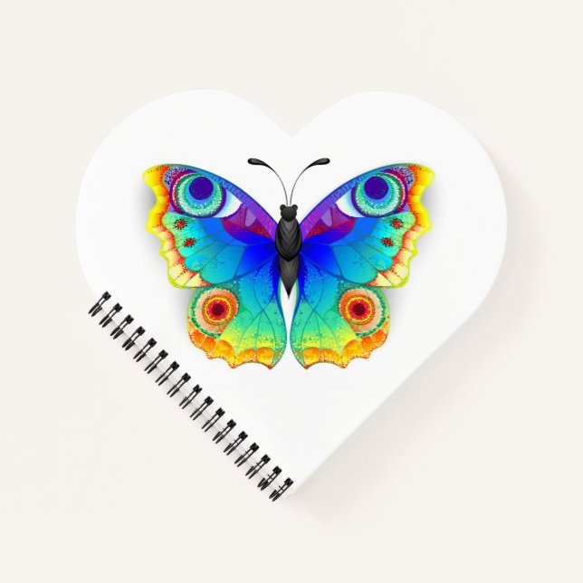 Cuaderno Arcoiris mariposa Peacock Eye (Anverso)