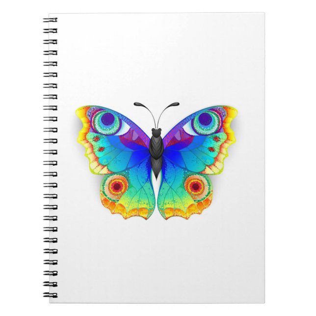 Cuaderno Arcoiris mariposa Peacock Eye (Frente)