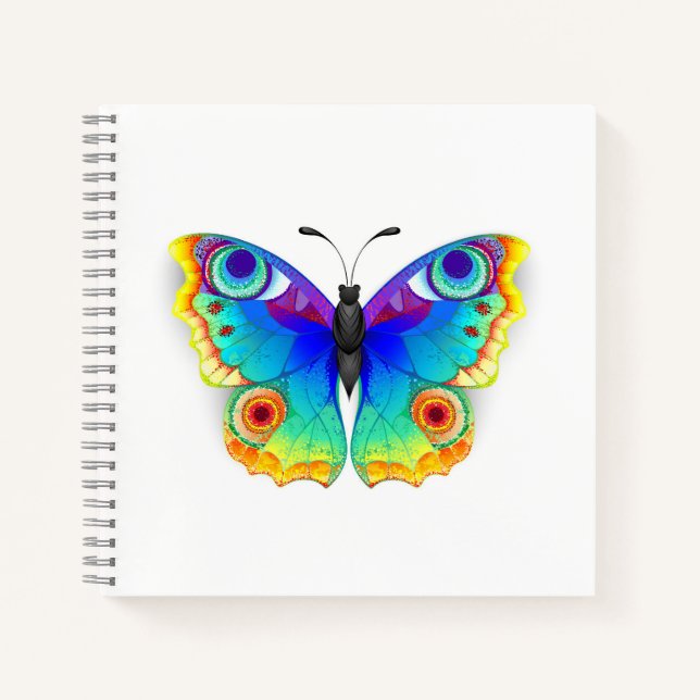 Cuaderno Arcoiris mariposa Peacock Eye (Anverso)