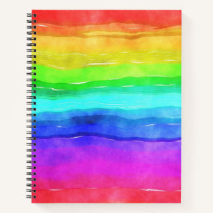 Cuaderno Arcoiris pintado