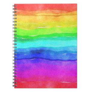 Cuaderno Arcoiris pintado