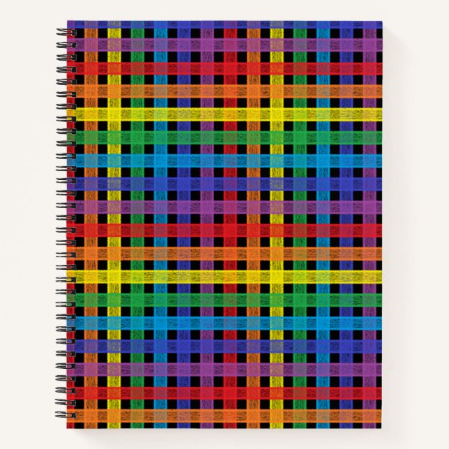 Cuaderno Arcoiris Plage Black (Anverso)
