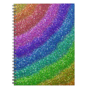 Cuaderno Arcoiris Purpurinas