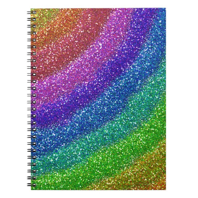 Cuaderno Arcoiris Purpurinas (Frente)